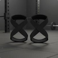 2 Pieces Double Loop Lifting Strap NonSlip Deadlift Easy to Use Pull up Assist Band for juoda