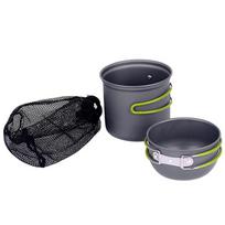 Cross-Border for Best-Selling Lightweight Durable Outdoor Camping Cookware Picnic BBQ Portable Single-Person Pot Set DS-101