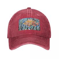 Vibrant Rockfish Mosaic Baseball Cap sun hat sailor cap for Unisex Designer Hat Golf Wear GirlS Hats Unisexs