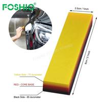 FOSHIO  2in1 Car Paint Protective Film Squeegee Vinyl Car Wrapping Tools Dropship Rubber geltona