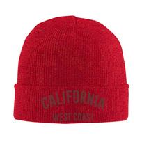 California West Coast Bonnet Hat Street Knitted Hat for Unisex Women Winter Warm Skullies Beanies Cap for Travel Outdoor Camping