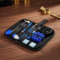 11 Pieces Watch Repair Tool Set Easy to Use Wristband Resize Kit Portable Case