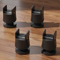 Adjustable Furniture Leg Riser AntiSlip Heavy Duty Table Elevator Noise Reducing Clamp on Bed Lift