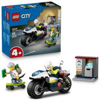 LEGO City Police Bike Chase toy block educational gift boys girls children 4 years old 5 6 patrol car vehicle competition robot 60455