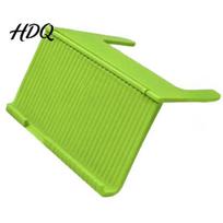 Mahjong Card Storage Rack Holder for Table Under-Mat Slide-in Stand Foldable 3D Printed Angled Viewing Display American žalia