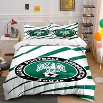 Eagle, football, green stripes. Bedding sets Duvet cover sets Duvet covers Pillowcases(1*Duvet Cover 2*Pillowcases without duvet insert) 135x200cm