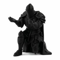 Funny 3D Printing Knight Ornaments Creative Pen Holder Exquisite Knight Decoration  Birthday Gift C Black