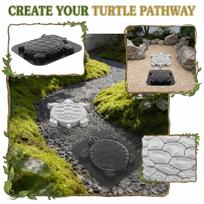 Turtle Shaped Concrete Mold Reusable Paver Mold for Pathway Stone Decorative Stepping Stone Mold for Cement Concrete Garden Walkway One Size