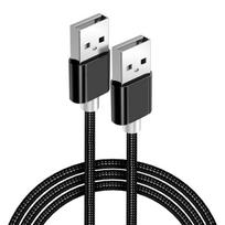 FONKEN USB2.0 ilgintuvas iš kištukinio lizdo Didelės spartos duomenų perdavimo laidas USB 1M kabelio ilgintuvas nešiojamam kompiuteriui juoda