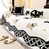 Retro style sofa cover, universal in all seasons, light luxury, high-end all-inclusive, universal sofa towel cover, seat cushion dust blanket 180*130cm