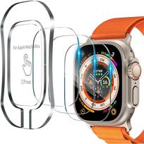 3PCS Tempered Glass Screen Protector For Apple Watch Ultra 3 2 1 49MM 49 MM 2025 Full Coverage Protection Protective Flim Screenprotector Accessories 49mm gryna