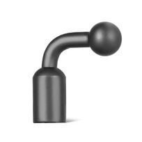 Aluminum Alloy 17mm Ball Head Adapter to 1/4 Screw Hole Mount Converter Holder Stand for Tripod Selfie Handle Grip 1