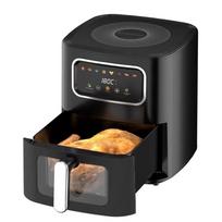 Large Capacity Multifunctional Air Fryer: Smoke-Free, Oil-Free, Home French Fry Machine Black [Digital Version] - EU Standard gray