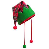 Christmas Elf Hat With Pompoms Adult Christmas Costume Accessories Headwear For Festival Event Santa Dressingup Props 1