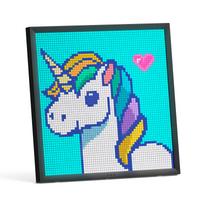 Divoom Pixoo 64 Pixel Art Modern Art Digital Versatile 64x64 LED WiFi Stylish Birthday Gift Display, Decor, Clock, [App Compatible, Display, juoda