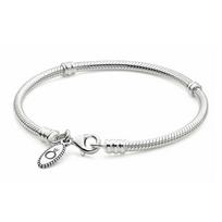 Pandora 925 Silver Lobster Clasp Basic Chain Bracelet Women bracelet 590700HV Box,18cm