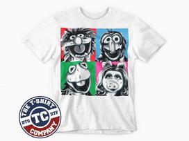 Muppets T-Shirt Kermit Piggy Animal TV Film classic Retro Tee Funny Cool 80s 90s Unisex T-Shirt XXL