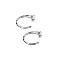 2/6Pcs Fake Nose Rings for Women, 316L Stainless Steel Lip Rings Labret Ring Nostril Hoop Piercing Studs Nose Piercing Jewelry 0.8mm-6mm&Hoop&Earrings&Ears