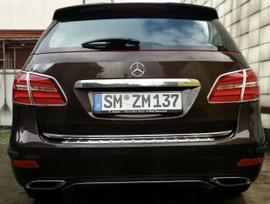 Mercedes B Klasė W242 W246 - Chromuota Juosta Ant Bagažinės Dangčio