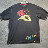 Coogi Shirt Mens 3XL Lion Embroidered Graphic Established 1969 Colorful Tee Unisex T-Shirt S