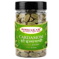 Idukki Green Cardamom (Choti Hari Elaichi) 8mm Bold | Whole Pods | Kerala Origin | Strong Aroma | Bibakar Spices