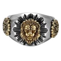 Dongdaemun Retro Ring for Men Simple Punk Hip Hop Disco Open Index Finger Ring one size(US size 6-13)