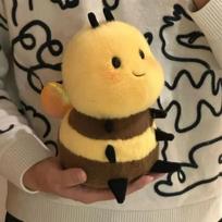 20cm Žavingas animacinis medaus bičių pliušinis žaislas Kawaii minkšti pliušiniai žaislai Vaikams Mergaitėms Berniukams Gimtadienio Kalėdų dovanos 20cm yellow