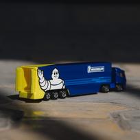 Takara Tomy Tomica 135 Michelin Motorsport Transporter Miniature Car Toy 3 and No. (Ages up)