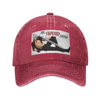 Devil May Cry Big Sword Energy Baseball Caps Snapback Denim Hats Adjustable Casquette Hip Hop Baseball Cowboy Hat for Unisex One Size