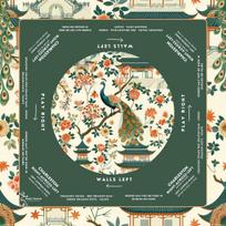Animal Series Colorful Rubber Foldable Waterproof Anti-Slip Mahjong Pad Table Mat Quiet Poker Eco-Friendly 80*80*0.2 CM