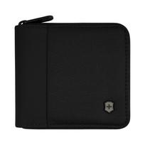 Kelioninis būtiniausių daiktų piniginė vyrams Sulankstoma Prekės ženklas Juoda 653367 [Victorinox] Užtrauktuku užsegama - Vyriška piniginė, Piniginė, Dvigubo lankstymo piniginė,