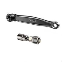 Square Hole Crankset Thickened Cogs Cycle Crank Arm Set High Strength Carbon Steel Chainring L Crank-puller Cap
