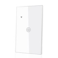 TUYA WiFi Smart Touch Switch 1/2/3/4 Gang 110-250V Smart Life Wall Button Smart Light Switch Alexa Google Smart Home Assistant 118*72mm&US Standard balta