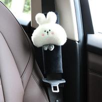 Stuffed Toys Lumbar Support Car Neck Pillow Car Neck Support Cat Headrest Pillow Car Seat Supports White Pad