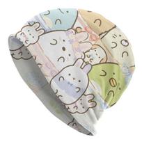 Unisex Winter Warm Bonnet Homme Knitting Hats Fashion Sumikko Gurashi Japanese Cartoon Beanie Cap Anime Game Beanies Caps For Skullies Beanies Cap