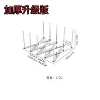 Stainless Steel Expandable Bowl and Plate Drying Rack with Steaming Rack - Adjustable Tabletop Dish Drainer, Multifunctional Kitchen Storage one size