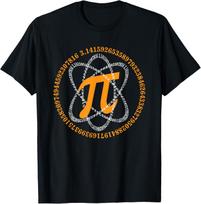 Math Pi Shirt Atom Pi Symbol Pi Day Science Math Teacher T-shirt XL