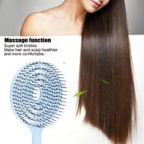 Vented Design Hair Detangling Brush Round Shape Straightening Hair Brush  For Women