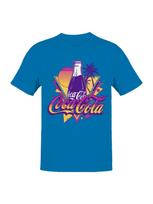 Officially Licensed Coca Cola Retro Coke : Neon Vibes Mens T-shirt XXXXL