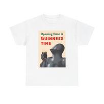 Guinness Time Graphic T Shirt Funny Beer Poster Unisex Heavy Cotton Tee S