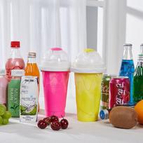 Quick-Frozen Slushy Maker Cup Large Capacity For Homemade Smoothies Juice Ice Cream Summer Squeeze Kitchen Tool 300ML mėlyna