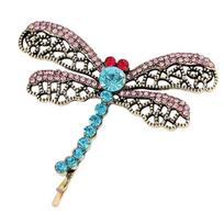 Halloween Headdress Dragonfly Hairpin Metal Hair Clip Female Hair Accessories Korean Style Headwear B