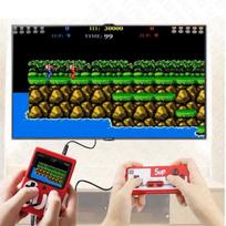 Retro klasikinis nešiojamas žaidimų kompiuteris TV 2 Players