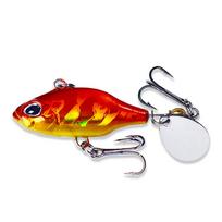 HENGJIA Spinners VIB Žvejybos masalai Vobleriai Sequin Spoon isca dirbtinis 5,2CM-8,5g ešerių muselinei žvejybai upėtakiui Pesca
