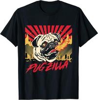 Pugz!lla Mopso šuo Geriausiai parduodamo dizaino Unisex marškinėliai S