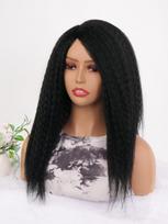 Sintetinis karščiui atsparus perukas African Curl Black 22 colių moteriškas plaukų perukas Afrikos perukas Kasdien madingas perukas 22inch
