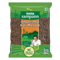 Tata Sampann Nešlifuoti Kali Masoor Dal 1kg Aukščiausios Kokybės Maistingos, Baltymingos Ankštinės Daržovės Lengviems Patiekalams