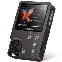 MECHEN HIFI MP3 muzika be nuostolių garso lydinys, su 64GB Micro SD kortele, su lengva rankenėle, su japonų ir anglų instrukcijomis, pilkos spalvos pilka spalva