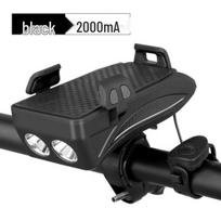 GEETHA Bicycle Light Phone Holder with Horn
