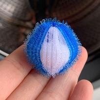 6/12Pcs Anti-winding Washing Machine Ball Floating Lint Remover Catcher  Household Laundry 6Pcs balta/mėlyna